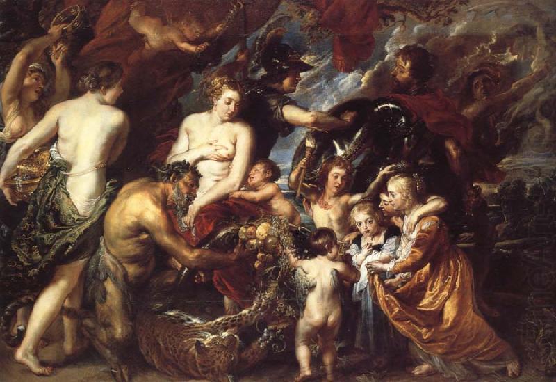 Peter Paul Rubens Minerva Protects Pax from Mars china oil painting image